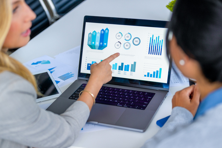 Financial dashboard preview